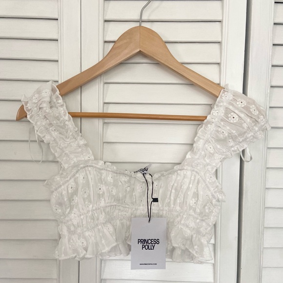 Princess Polly Carlita cropped size 6 top NWT - Picture 2 of 5